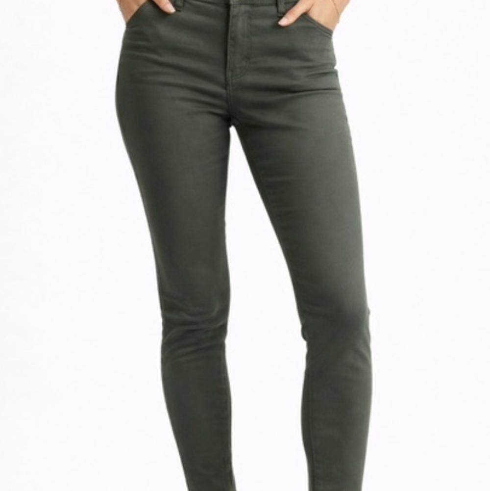 Women's Olive Skinny Jeans